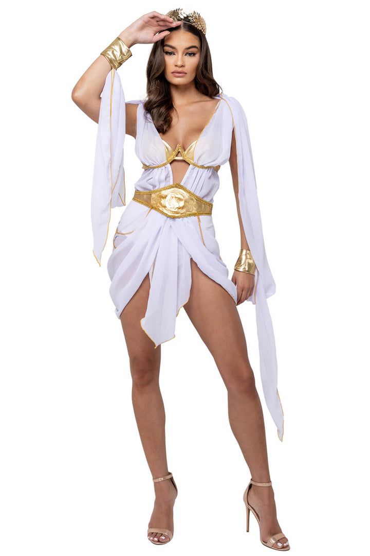 White Sultry Goddess Costume