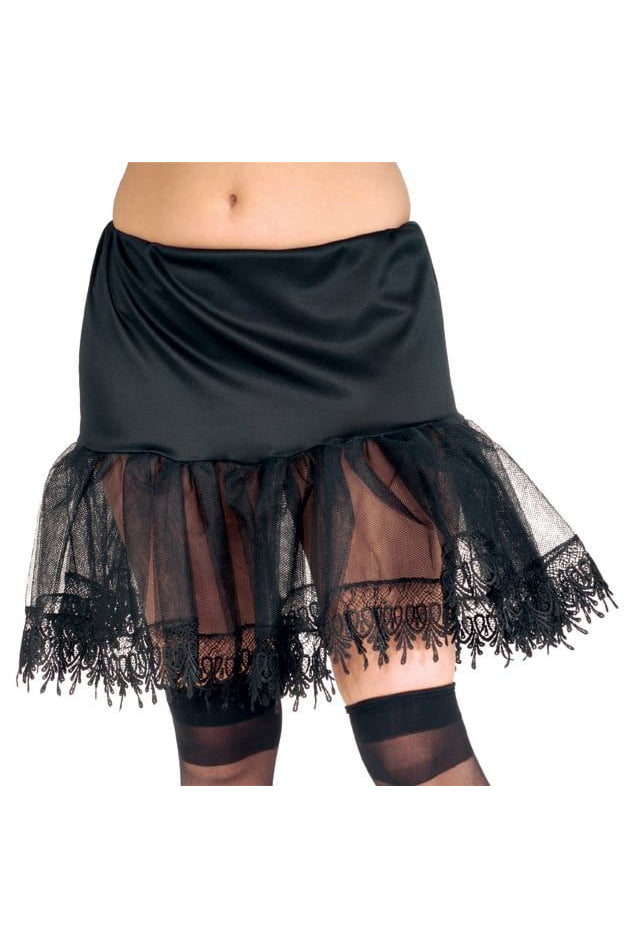Black Ruffle Petticoat