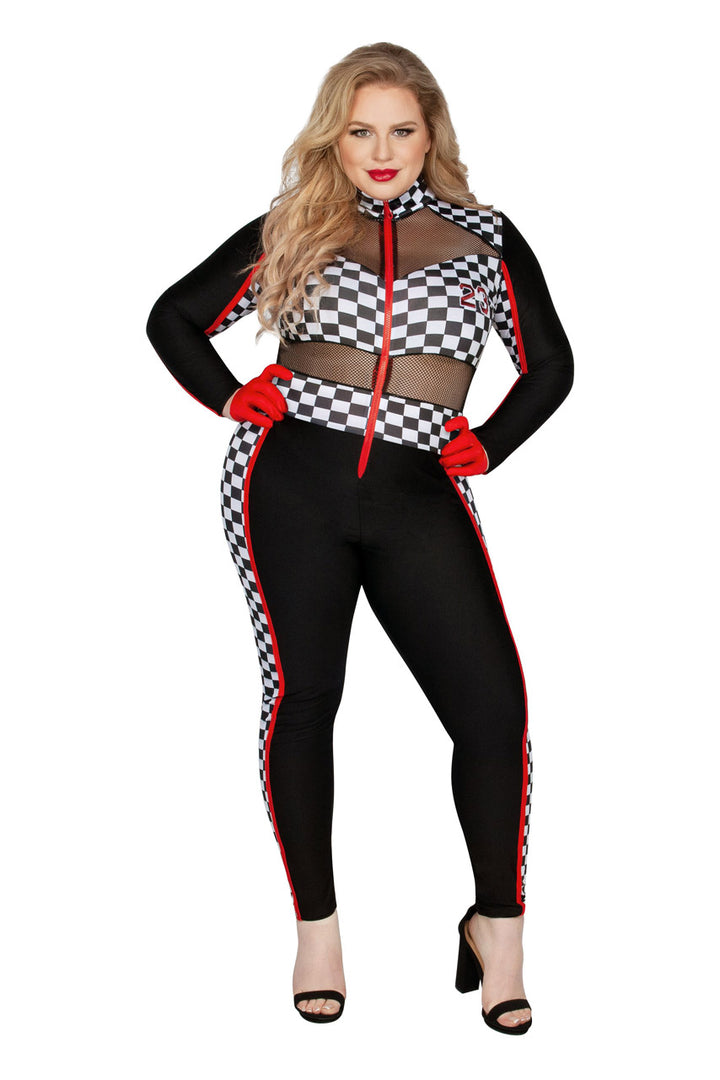 Plus Size Racy Racer Costume