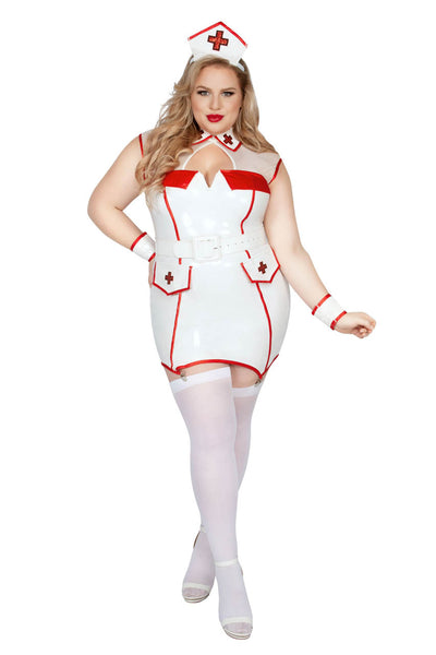 Plus Size After Dark Nurse Costume