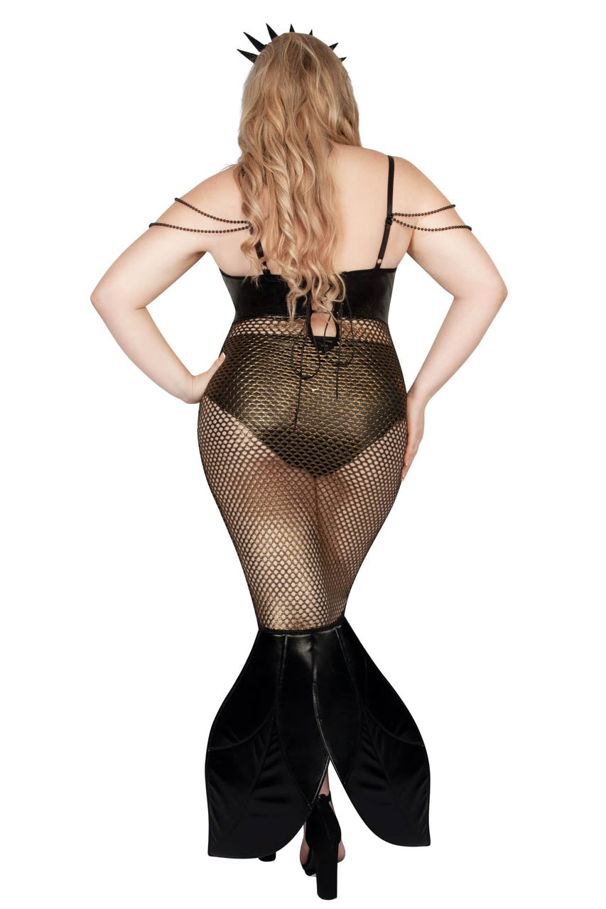 Plus Size Dark Mermaid Costume