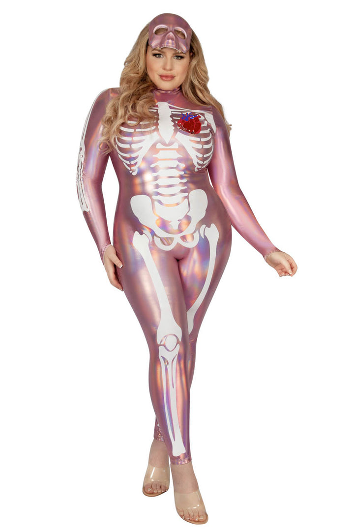 Plus Size I Heart Skeletons Costume