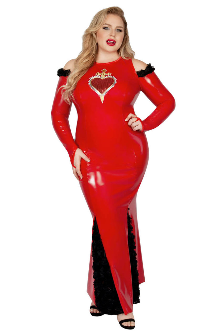 Plus Size Red Gothic Vampire Costume