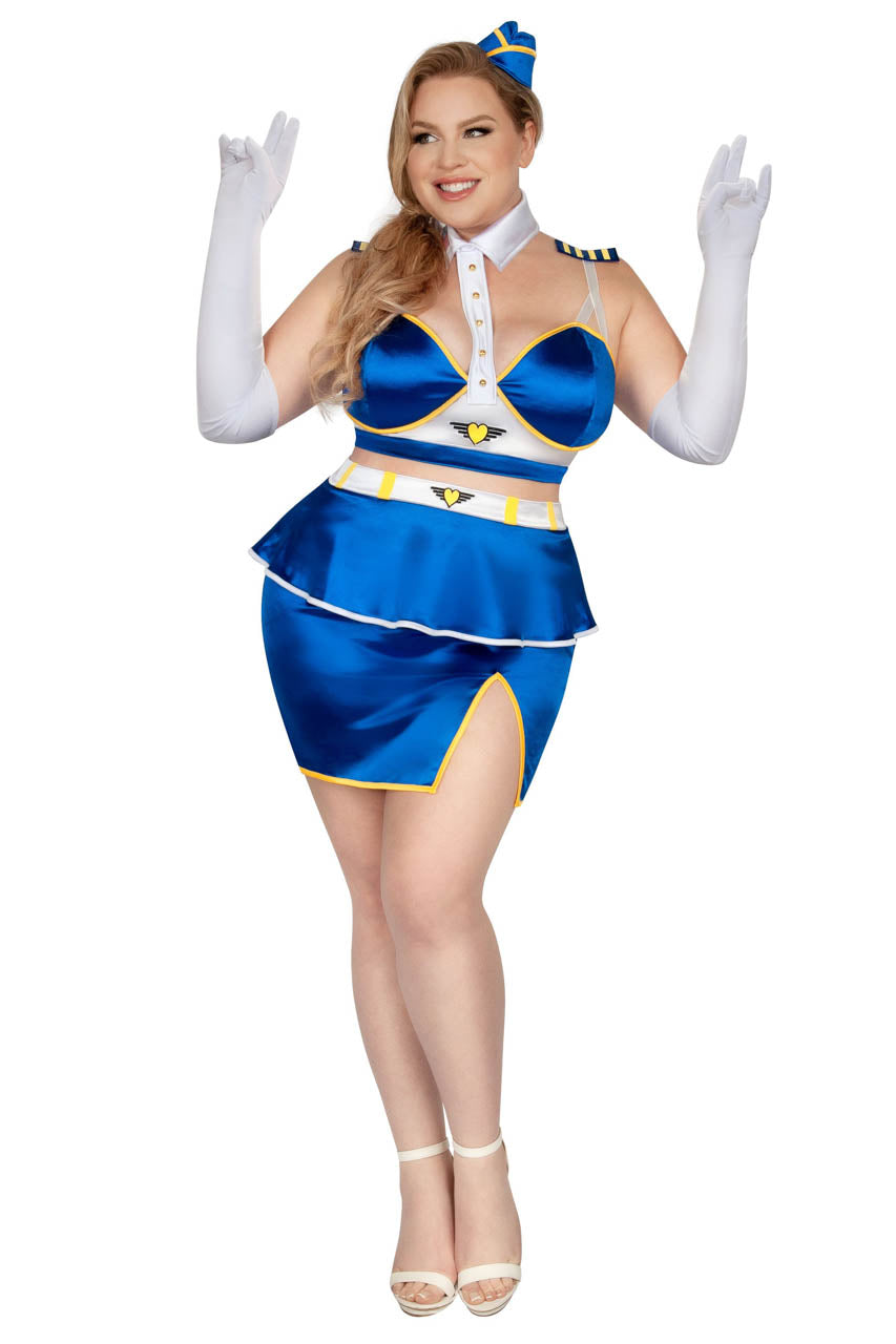 Plus Size Fly Babe Pilot Costume