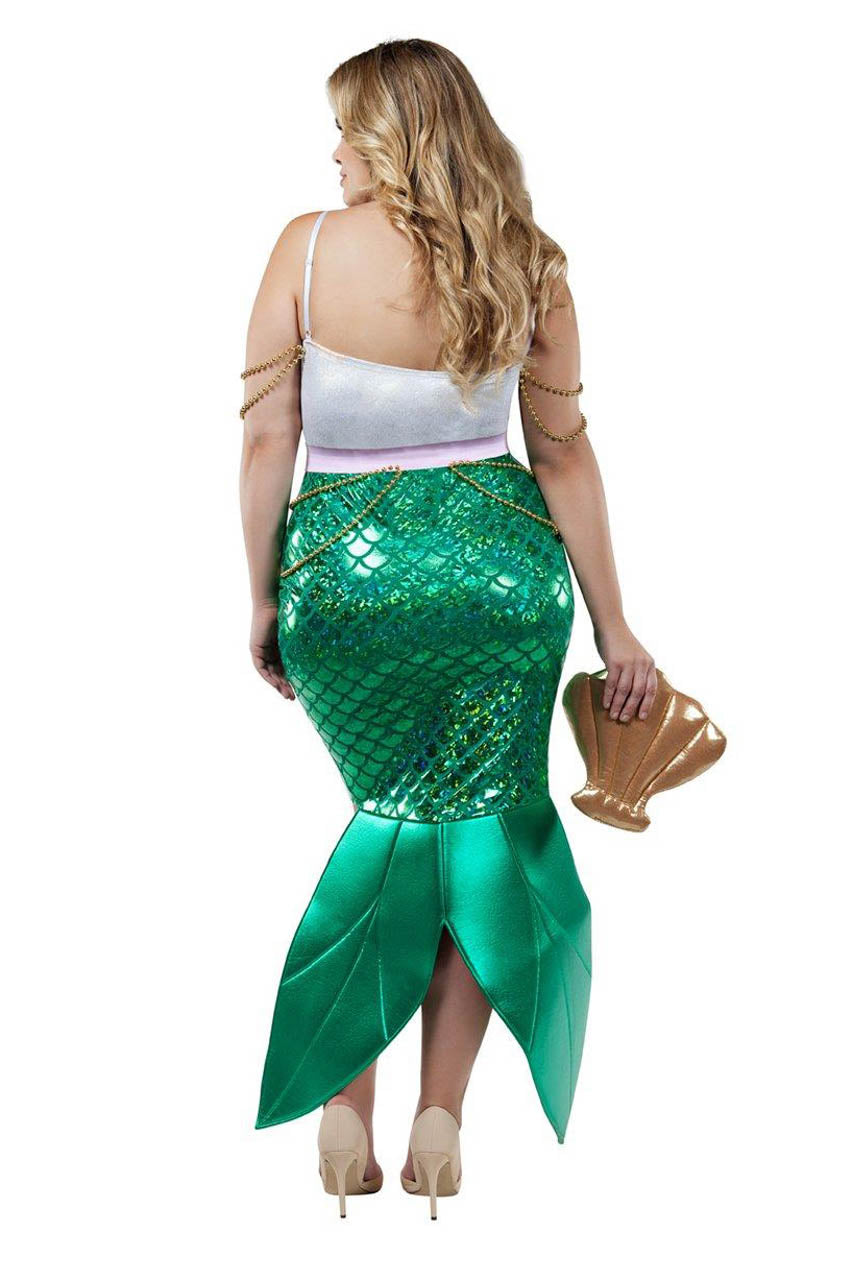 Plus Size Alluring Sea Siren Costume
