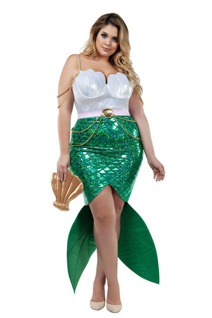 Plus Size Alluring Sea Siren Costume