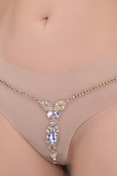 Glossy Chain Detail Lingerie Set - Worth a Second Look