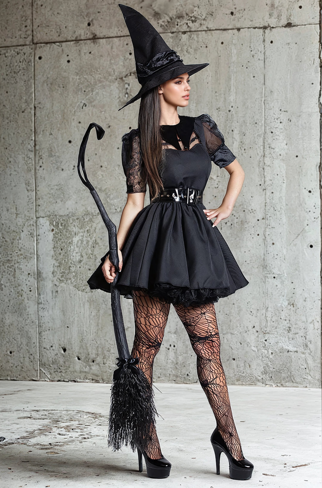 Vintage Witch Halloween Costume