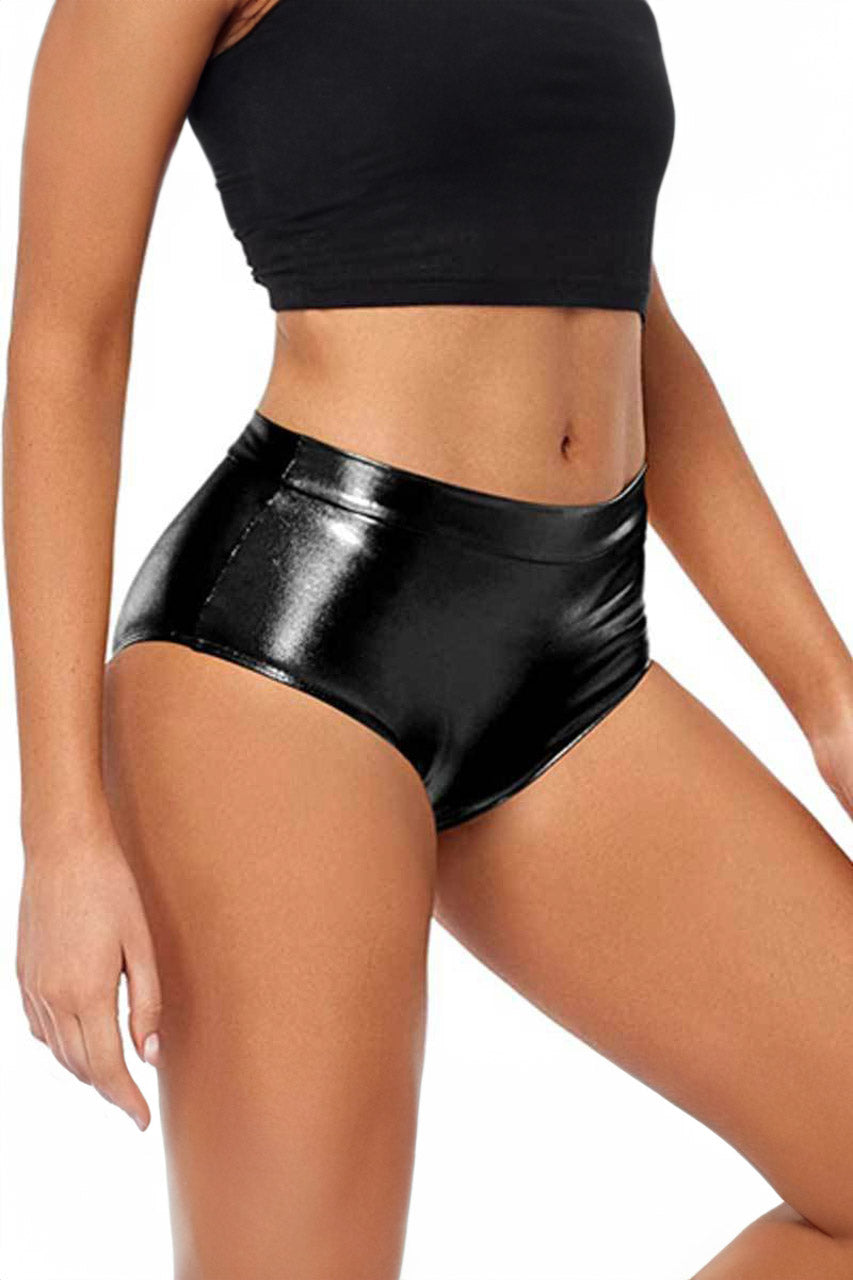 High waist wet look panty - Slumber Party