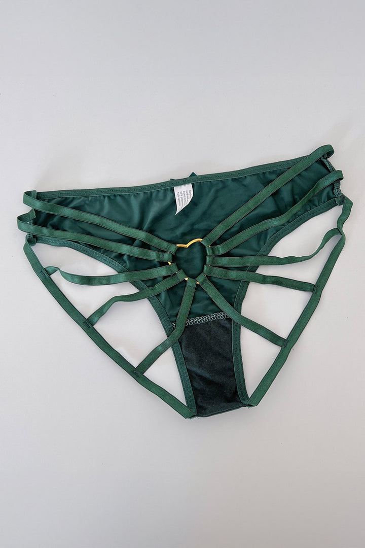 Strappy Back Heart O-Ring Panty