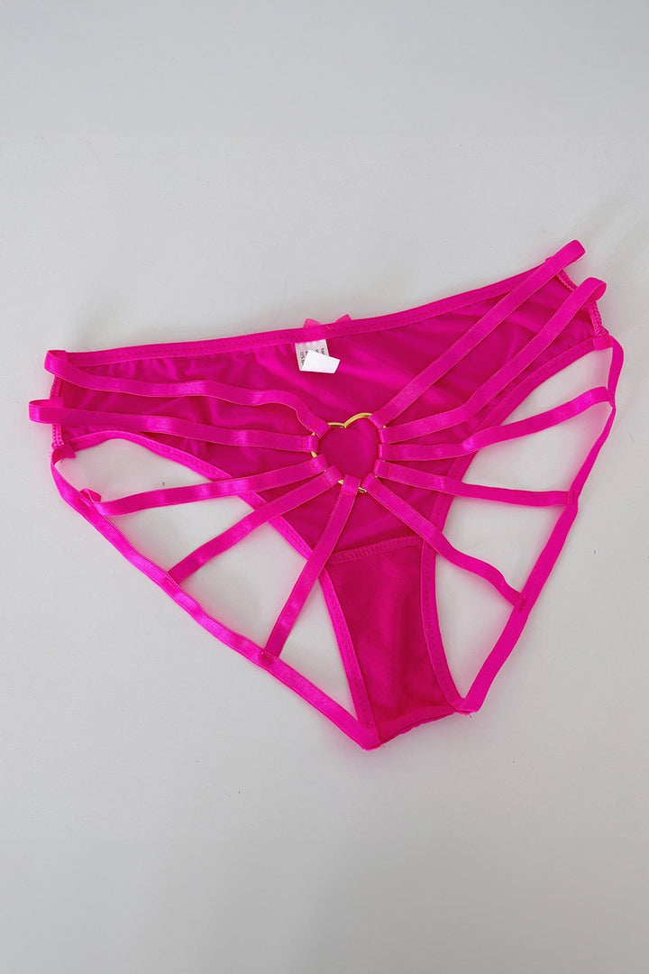 Strappy Back Heart O-Ring Panty