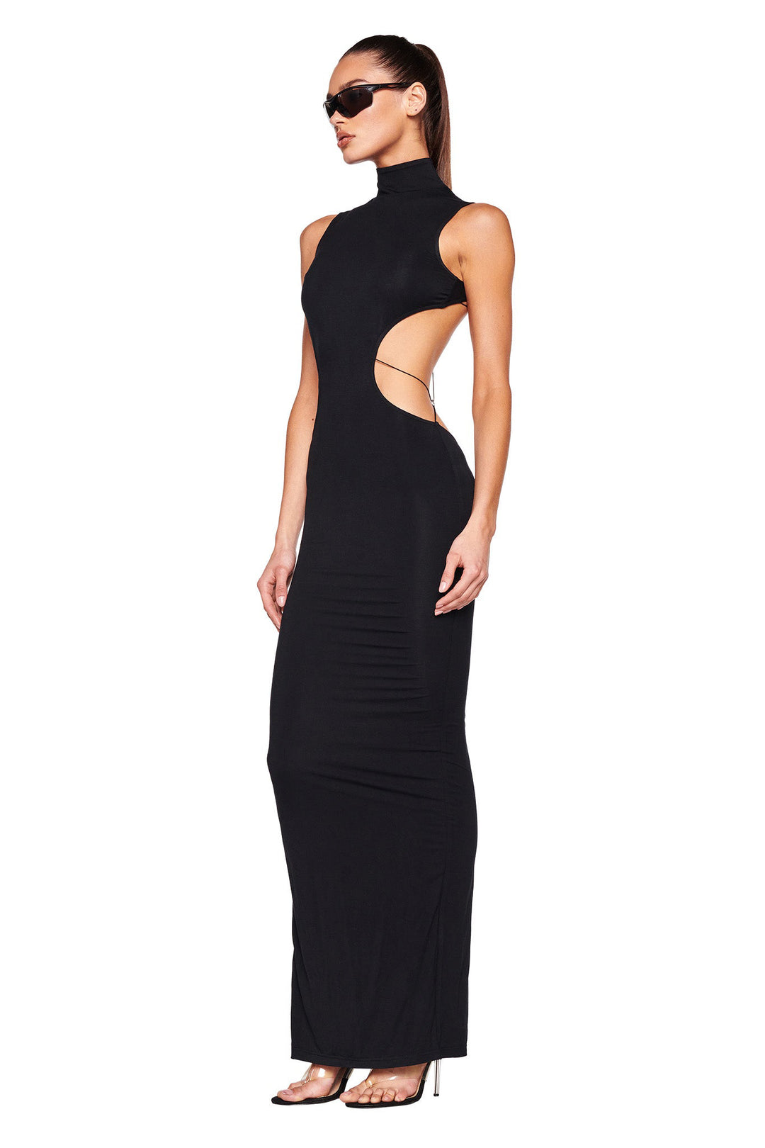 Backless Floor Length Dress