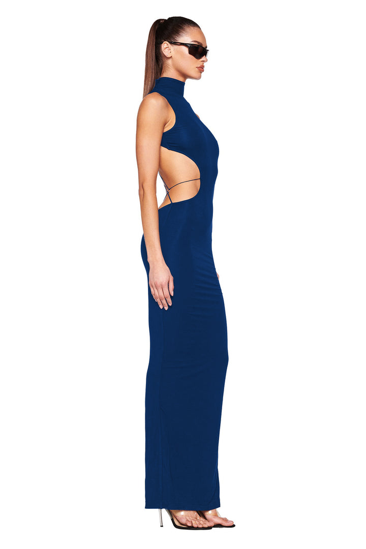 Backless Floor Length Dress