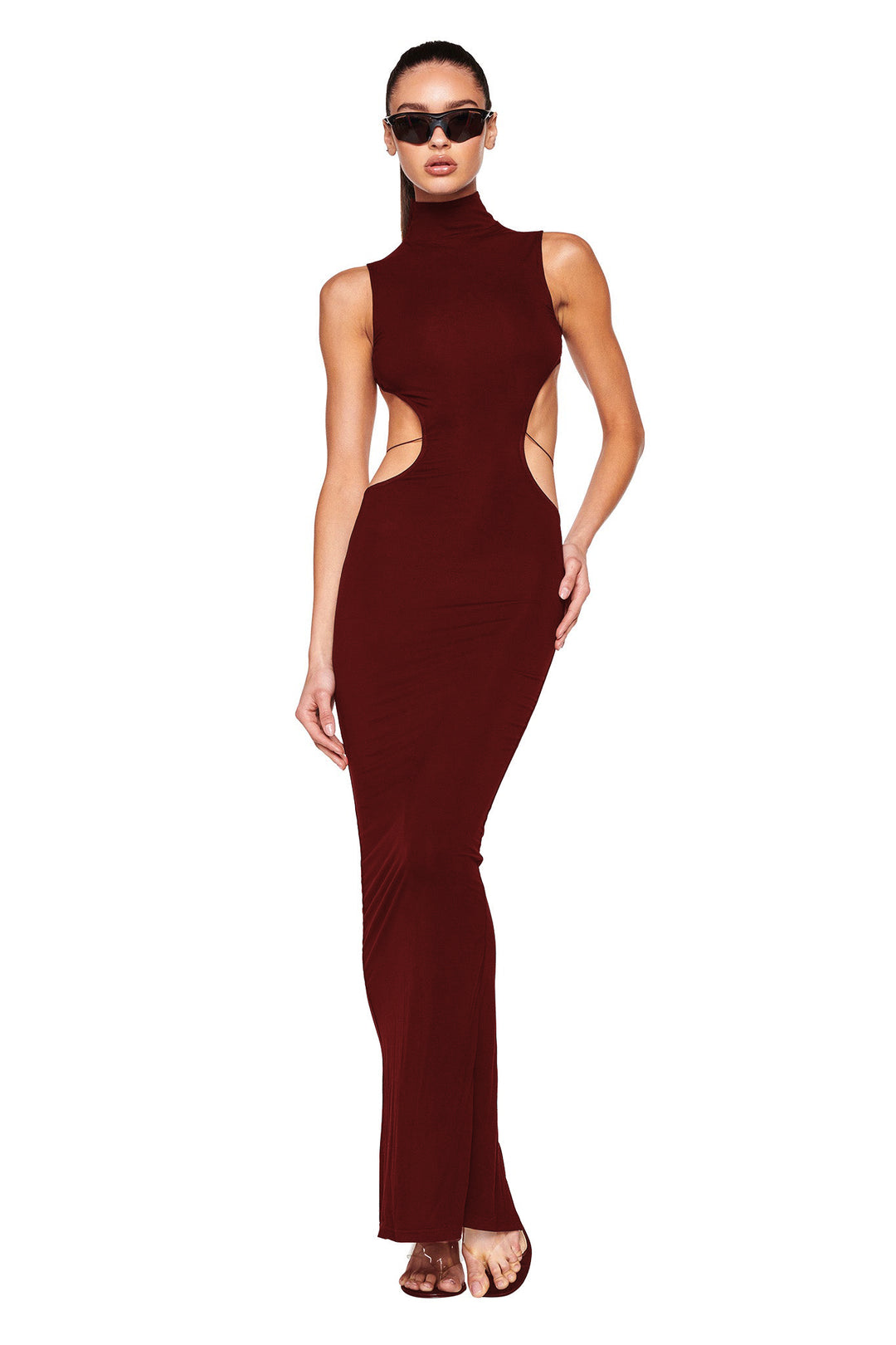 Backless Floor Length Dress