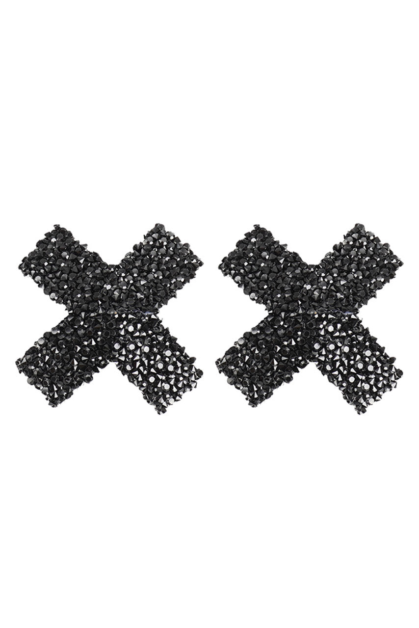 Sparkle Black X Pasties