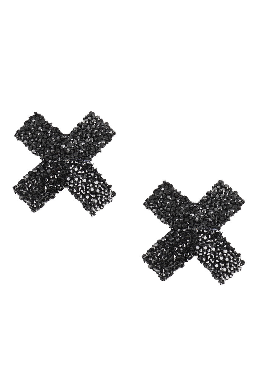 Sparkle Black X Pasties