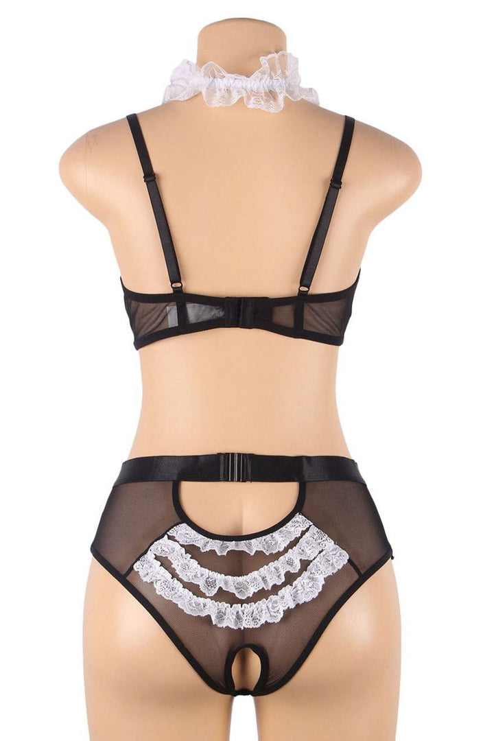 Open Cup Maid Bedroom Costume