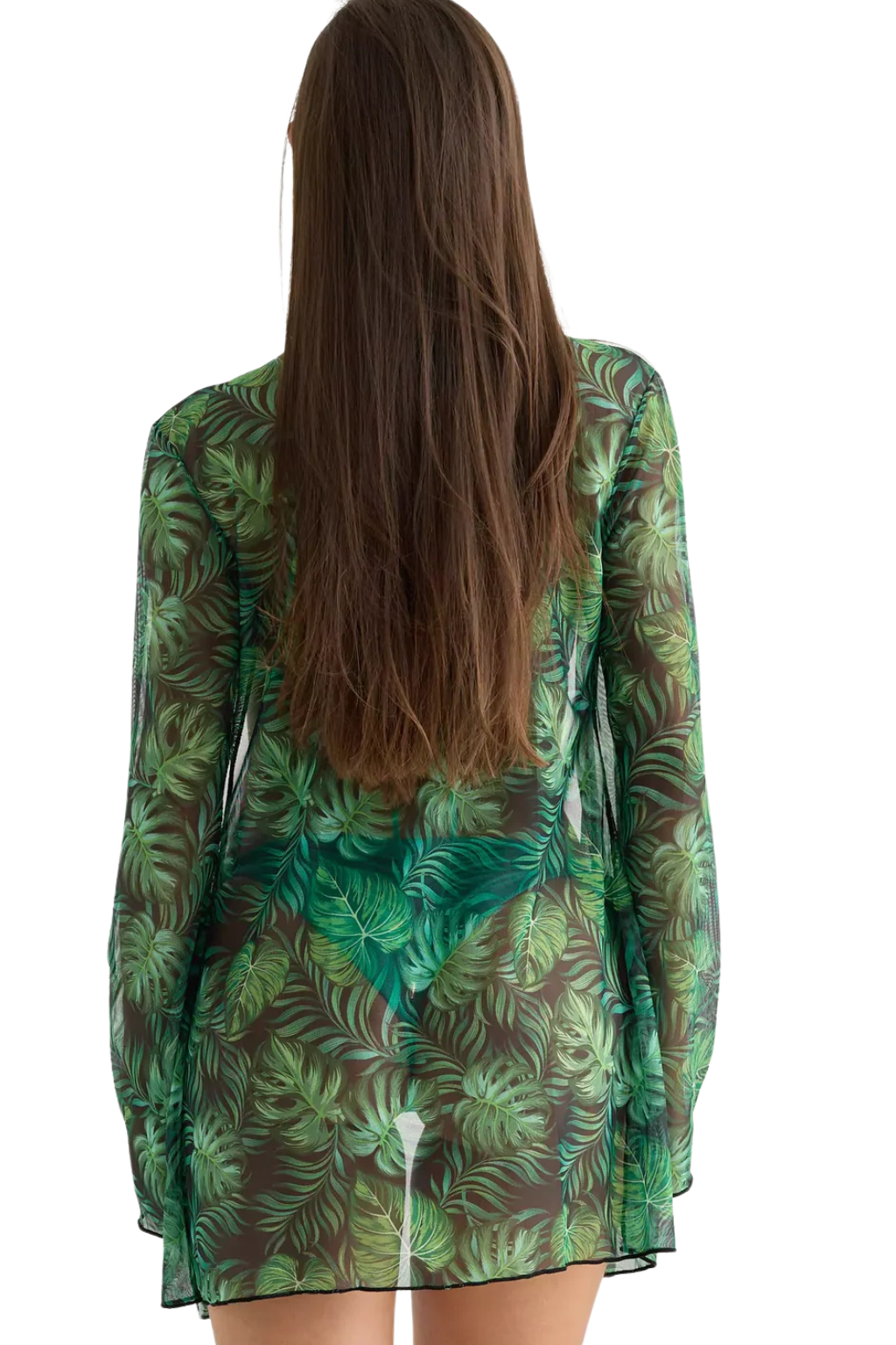 Tropic Long Sleeve Mesh Cardigan