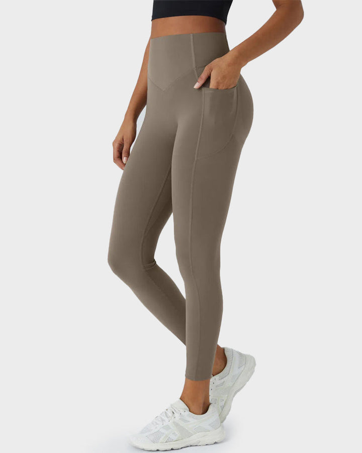 Tummy Control Butt-Lifting Training Leggings with Pockets