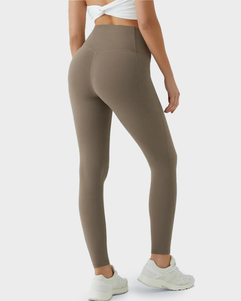 Tummy Control Butt-Lifting Training Leggings with Pockets