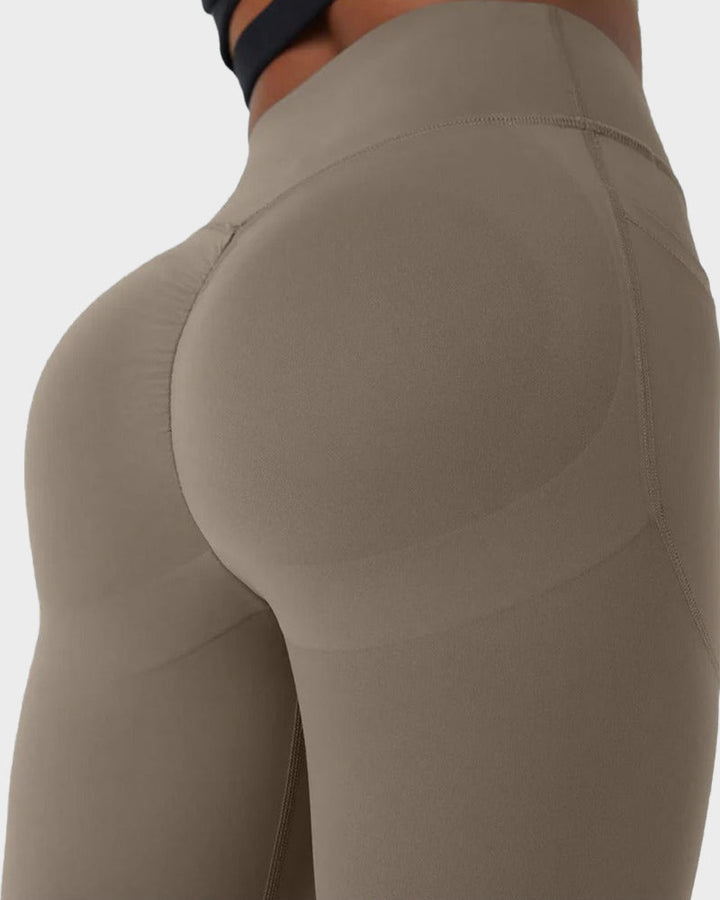 Tummy Control Butt-Lifting Training Leggings with Pockets