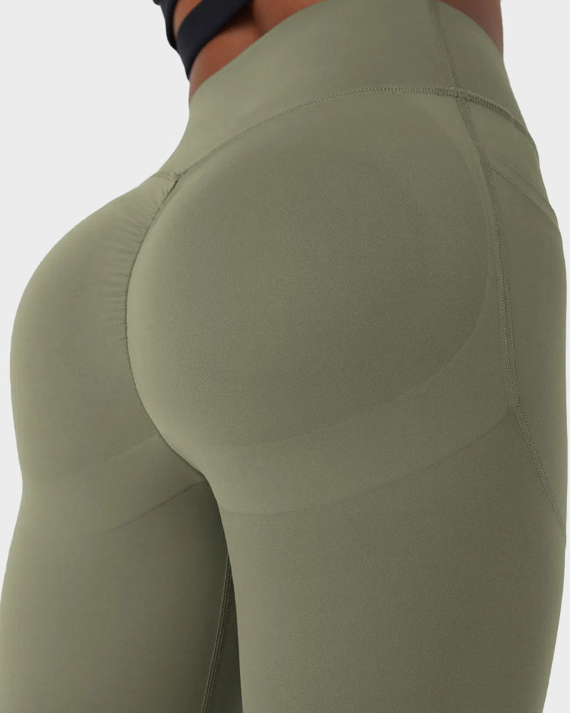 Tummy Control Butt-Lifting Training Leggings with Pockets