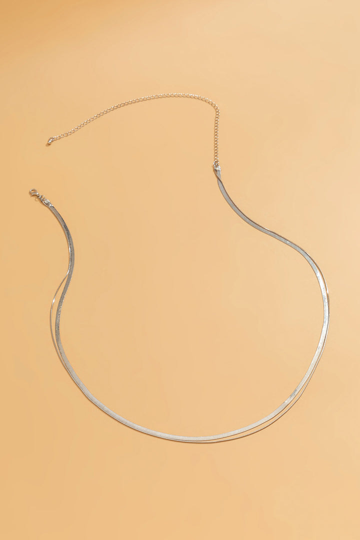 Silver Flat Belly Chain