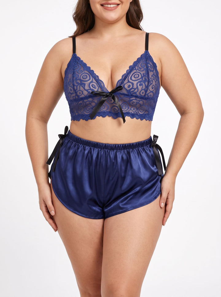 LIMITED EDITION: Seductive Satin & Lace Set