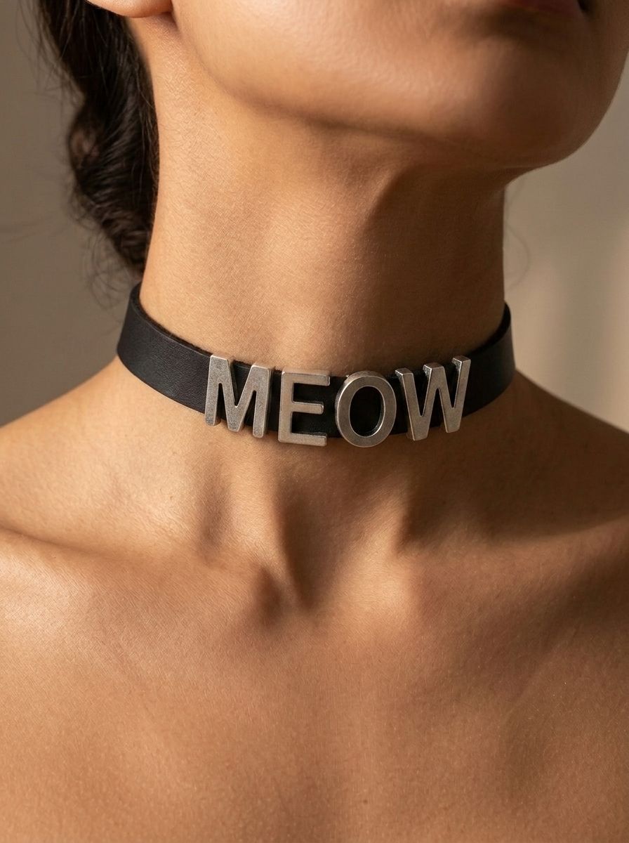 3D MEOW Slave Collar