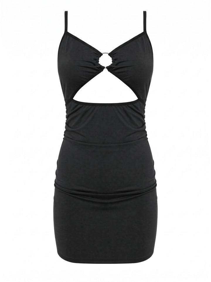 Sassy Ruched Mini Dress