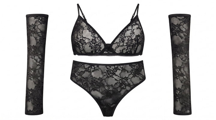 Floral Lace Ensemble