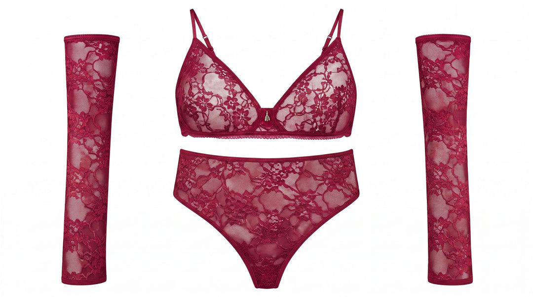Floral Lace Ensemble