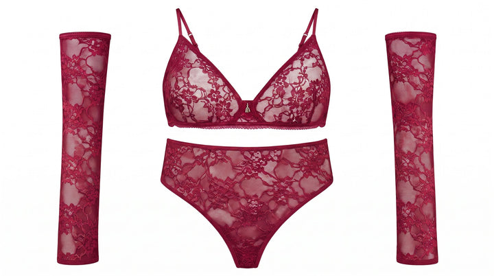 Floral Lace Ensemble