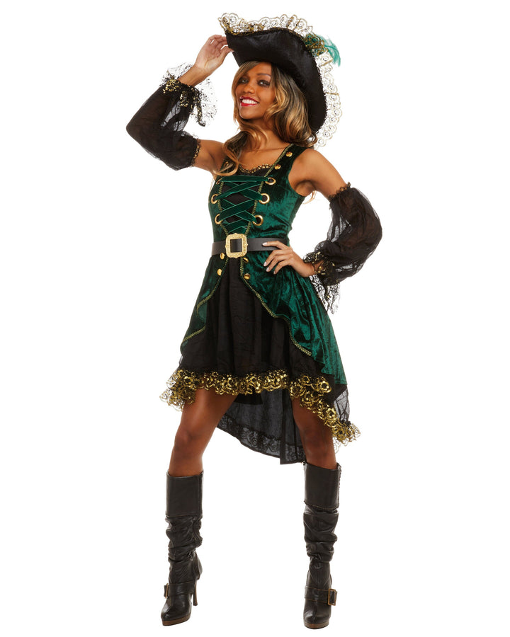 Emerald Pirate Halloween Costume