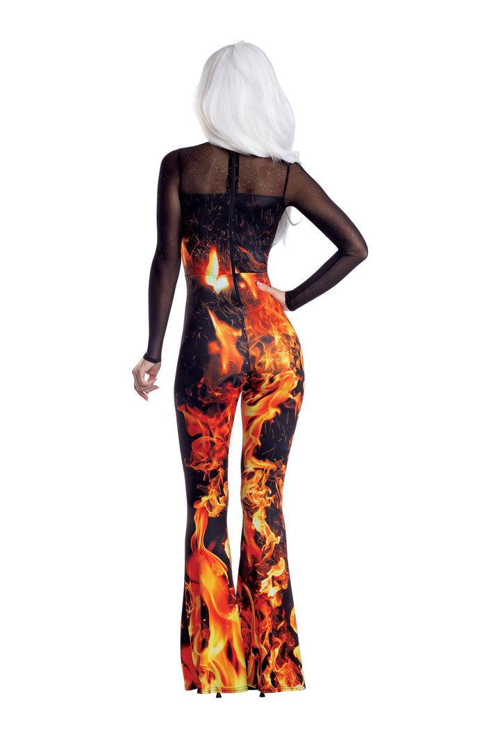 Fiery Halloween Costume Jumpsuit