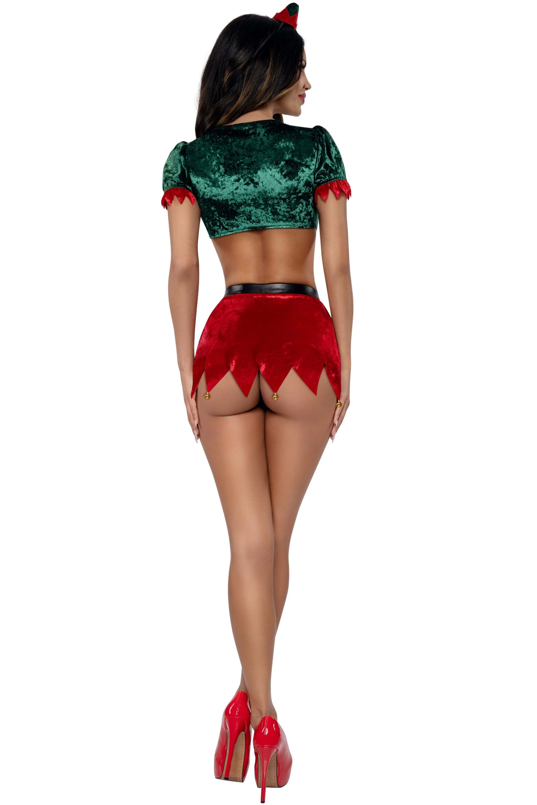Dreamgirl Naughty Elf 4-Piece Skirt Set