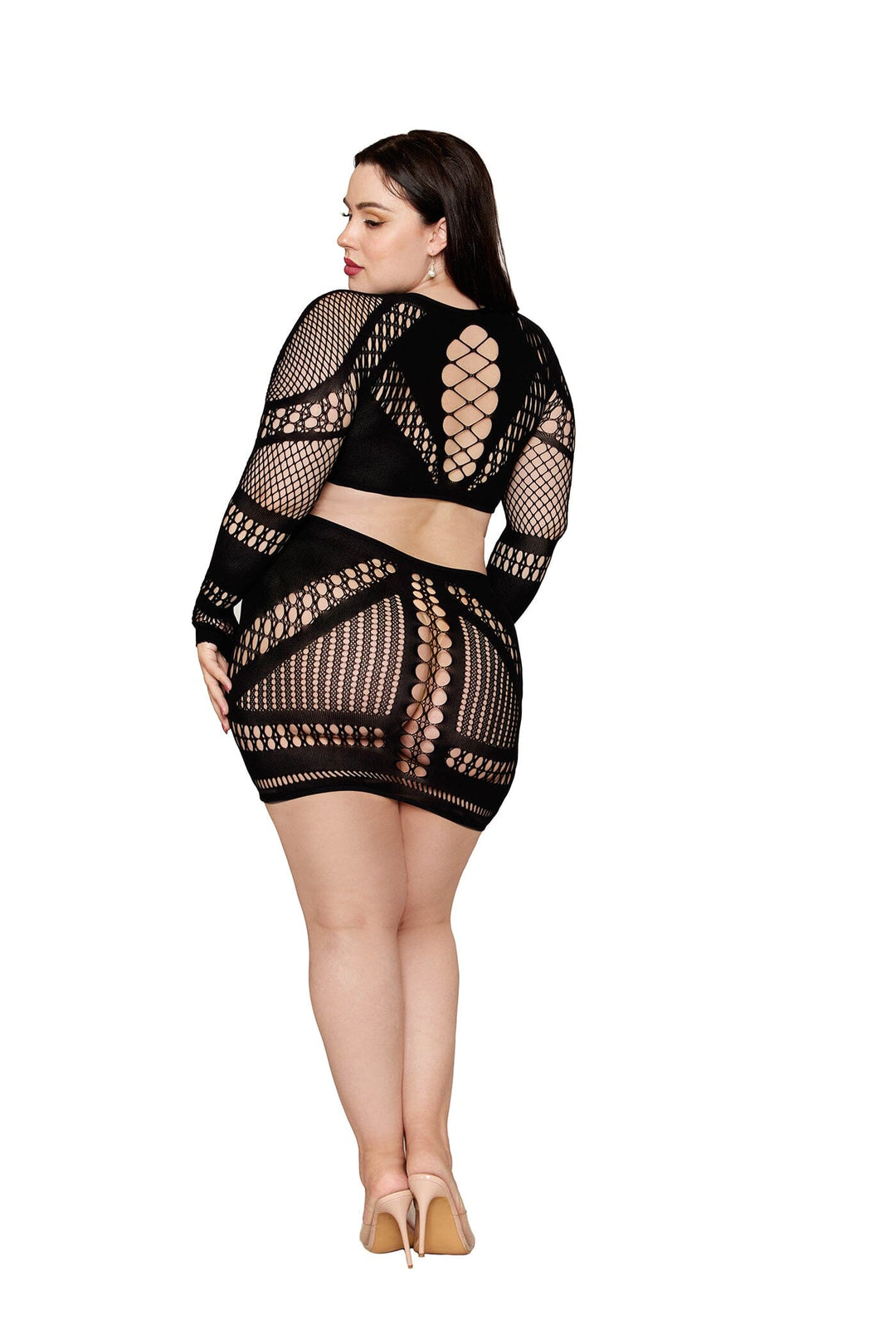 Dreamgirl Plus Black Chemise