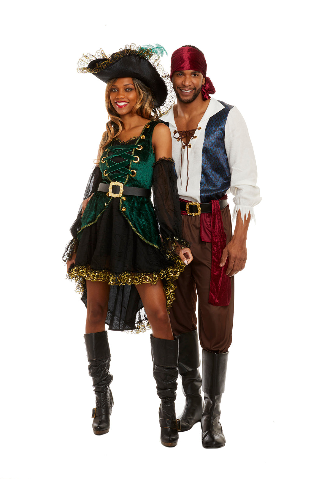 Emerald Pirate Halloween Costume