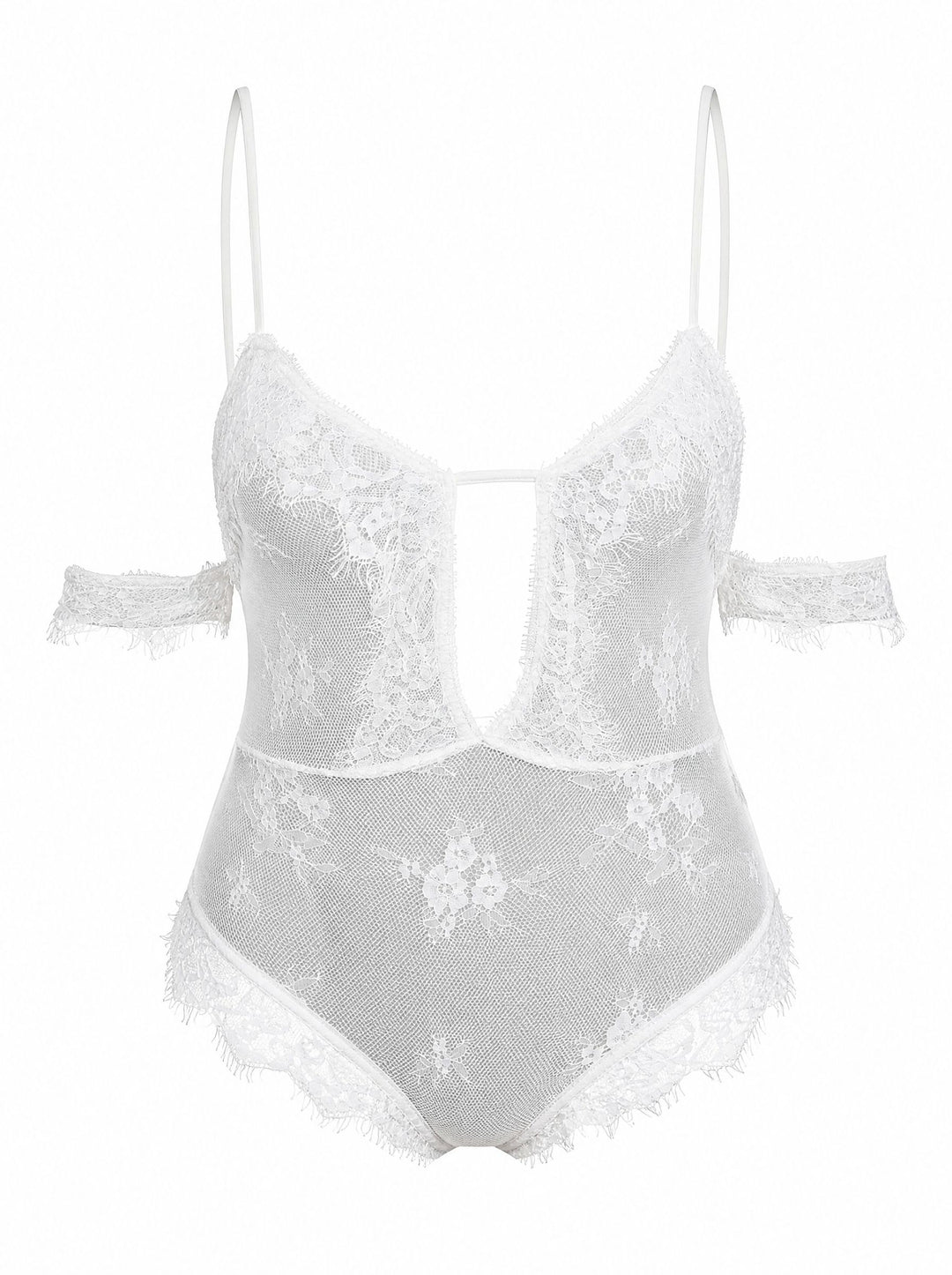 Floral Sheer Seduction Teddy