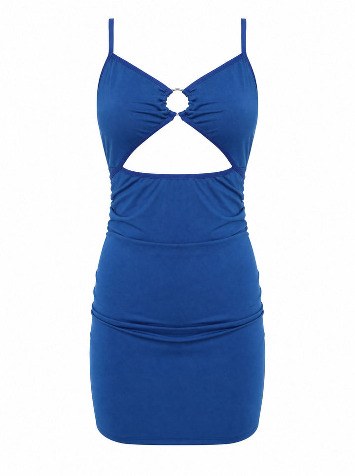 Sassy Ruched Mini Dress