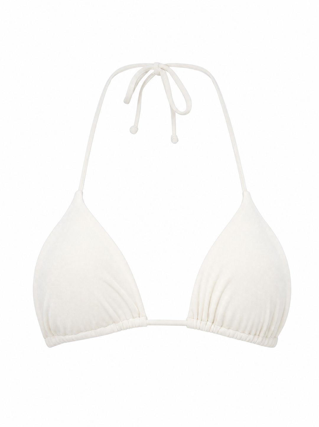 Cabo Classics Off White Triangle Bikini Top