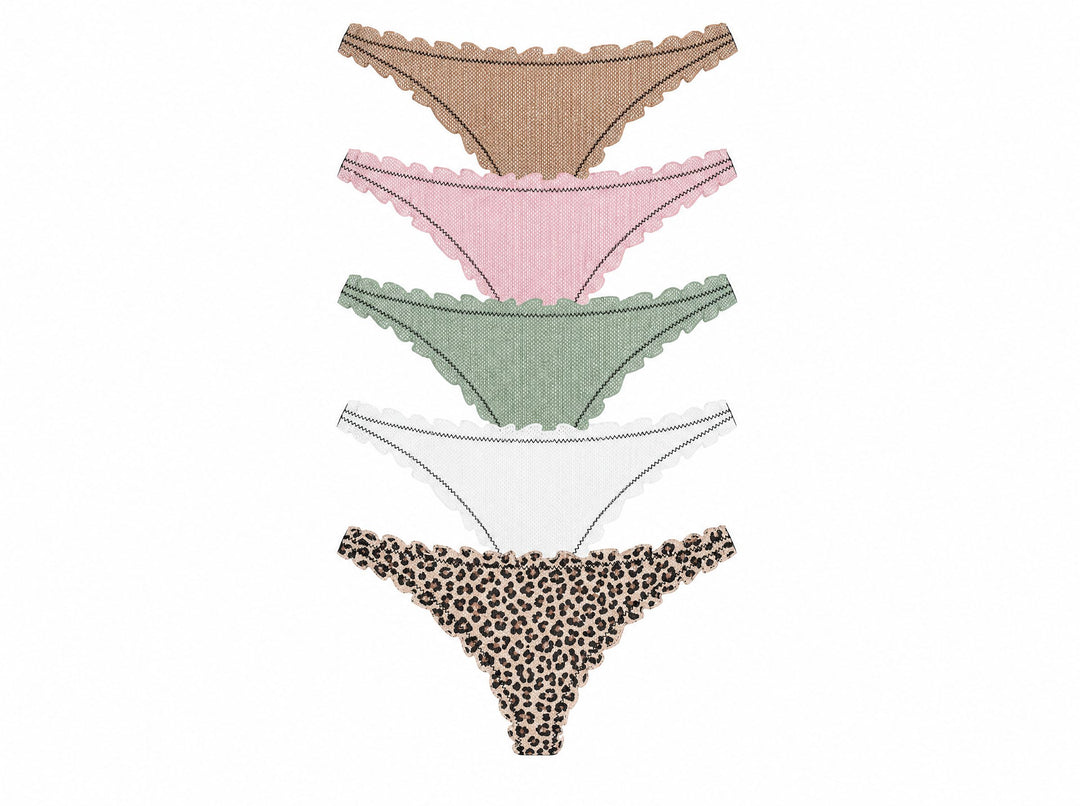 5 Pack of Thongs