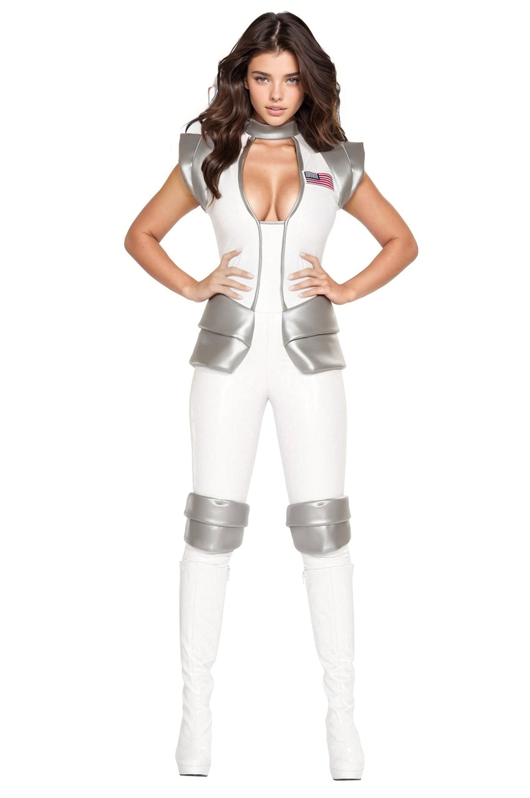 Astronaut Commander Costume - White/Gray / Small Astronaut Commander Costume - White/Gray / Small
