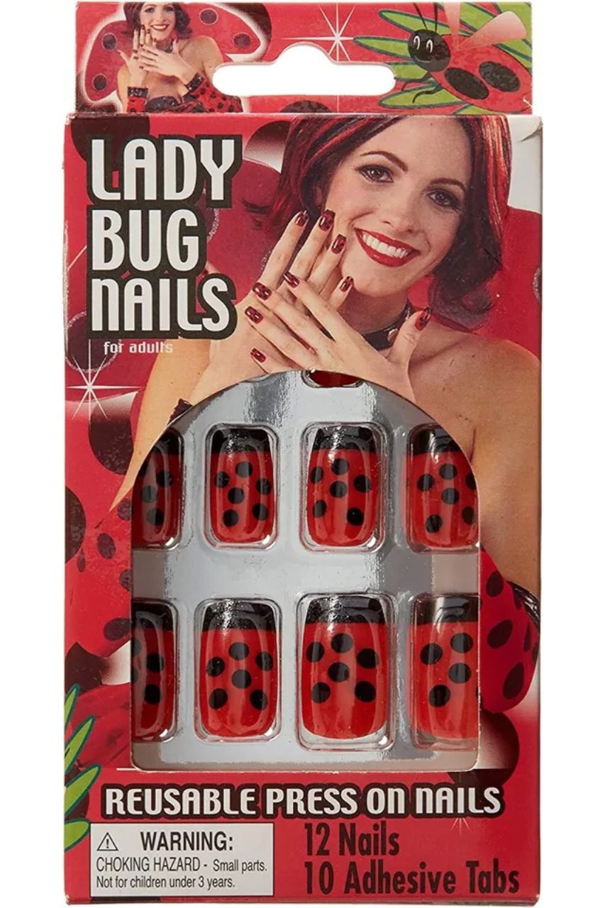 Press Ladybug Ladybug Press On Nails – 3wishes.com