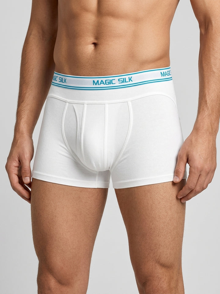 Men's Silk Knit Panel Boxer Briefs