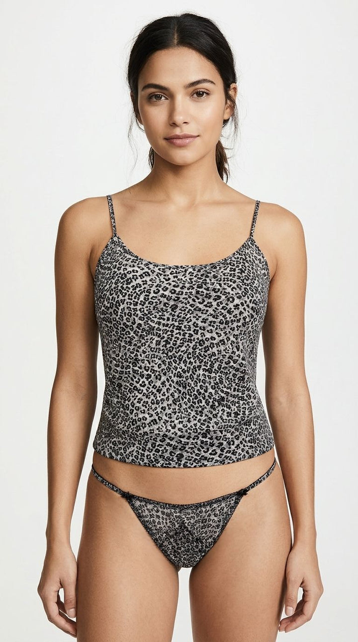 Silk Cami and Thong Set