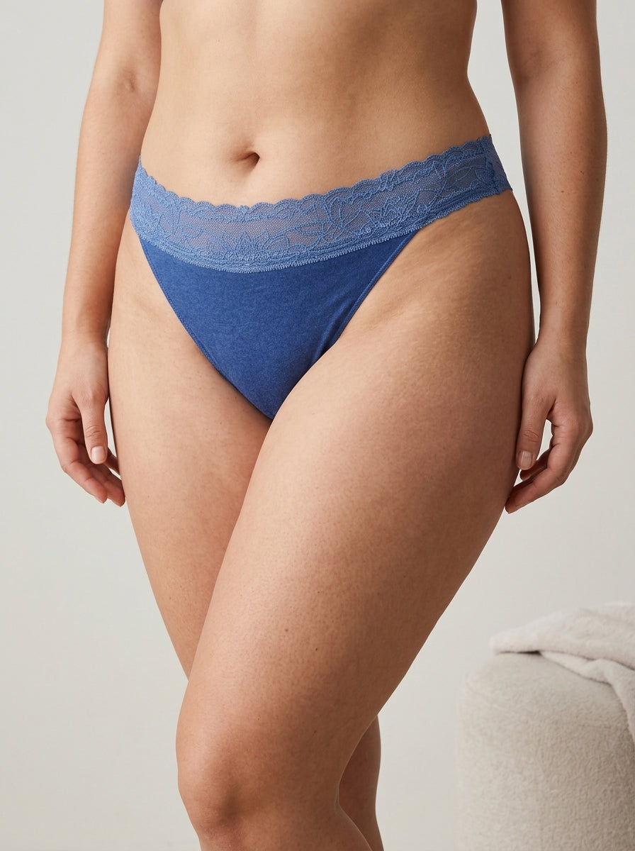 Queen Size Lace Waistband Thong