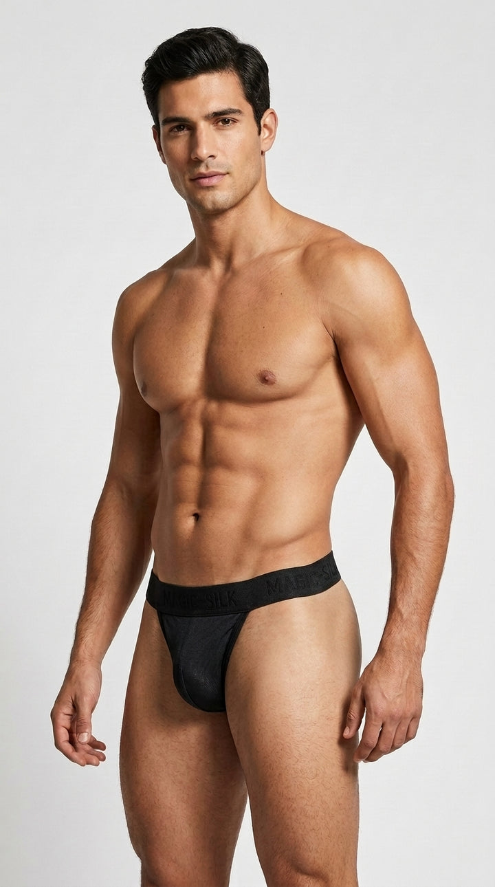 Men's Silk T-back Thong