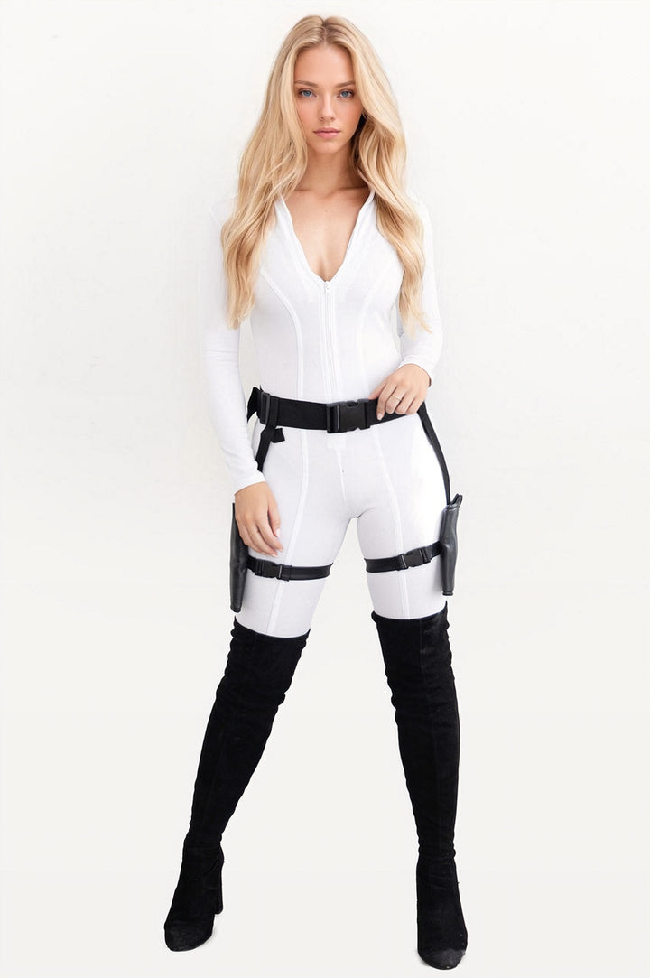 Nurse Crop Top and Skirt Costume