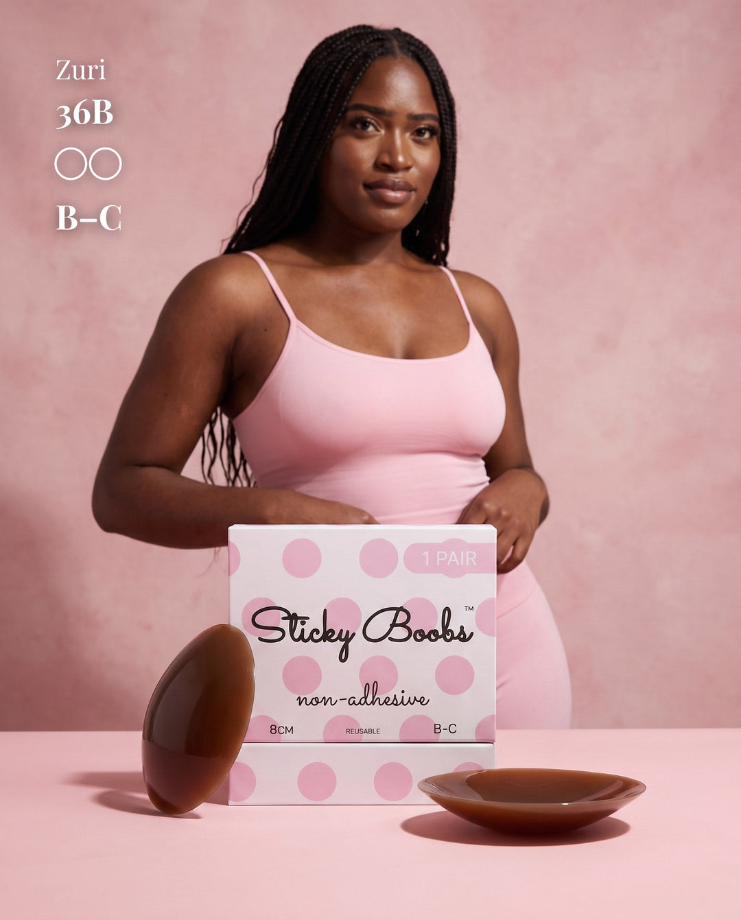 Sticky Boobs Non-Adhesive Silicone Nipple Covers – Reusable, No Glue